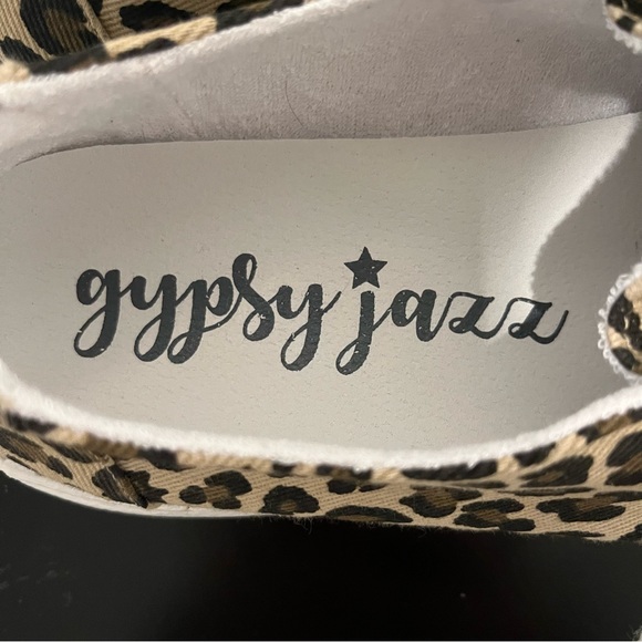 Gypsy Jazz Eva Leopard Shoes Sz 9.5 - Picture 4 of 7